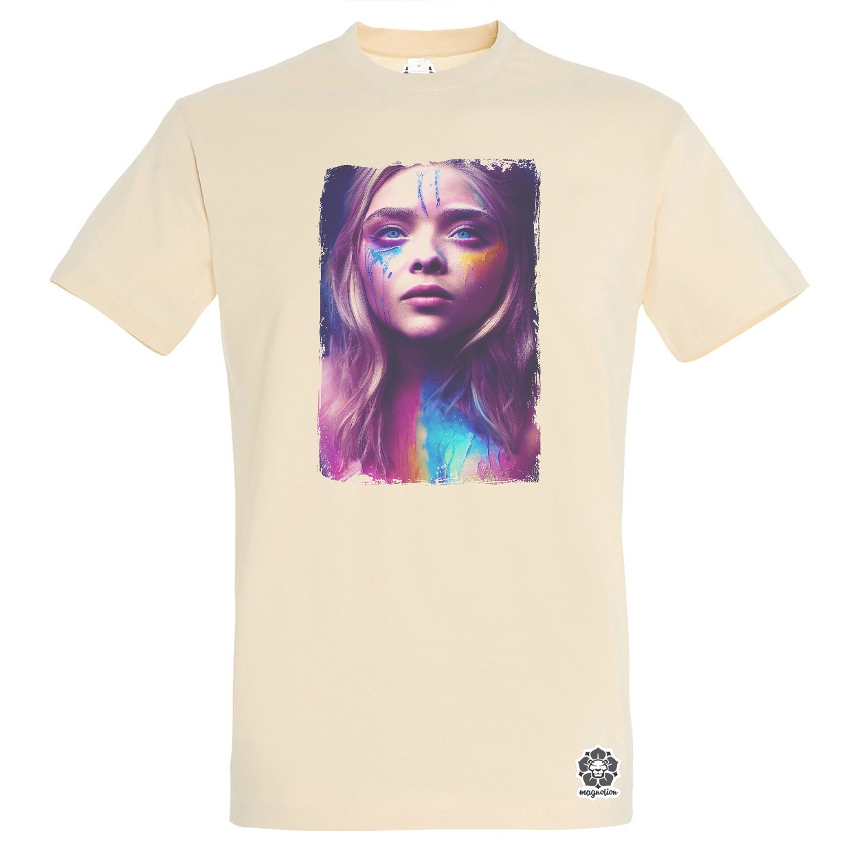 Folyékony színes bevonattal Chloe Grace Moretz egyedi póló 