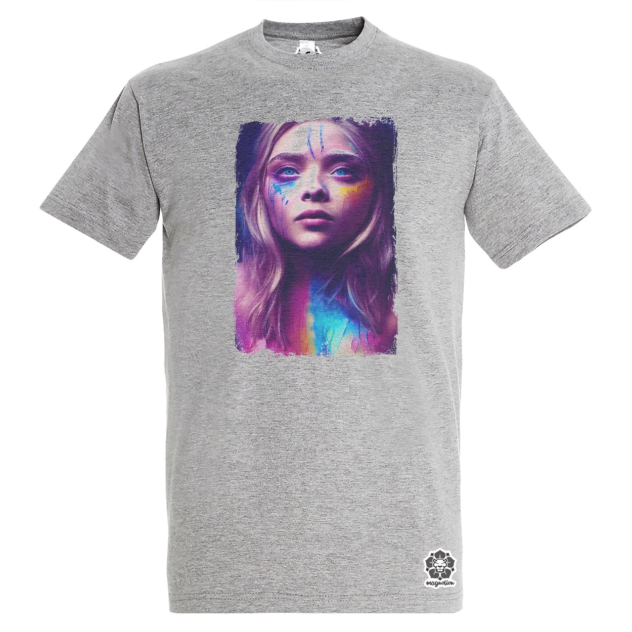 Folyékony színes bevonattal Chloe Grace Moretz egyedi póló 