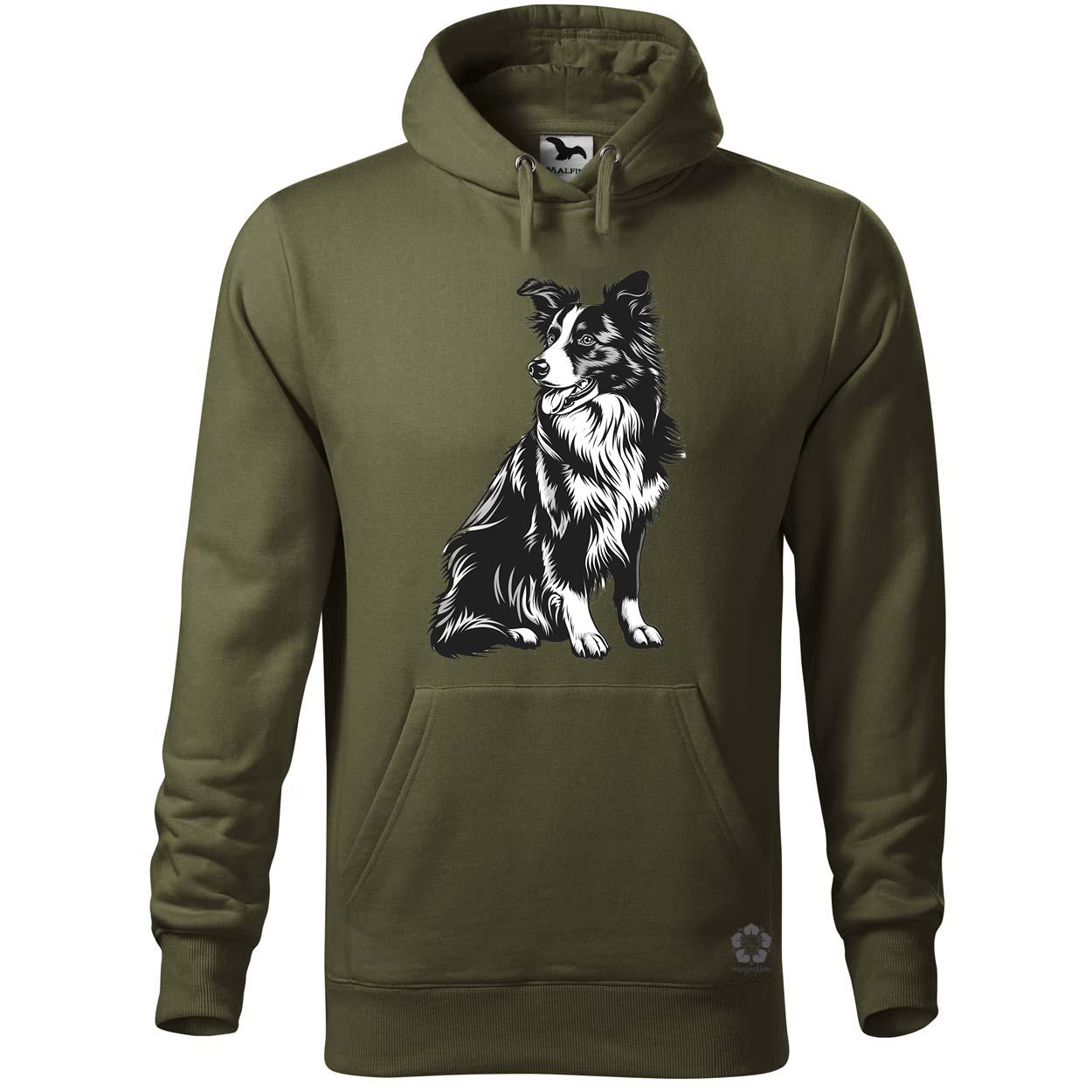 Border collie rajz v6 egyedi  pulóver 