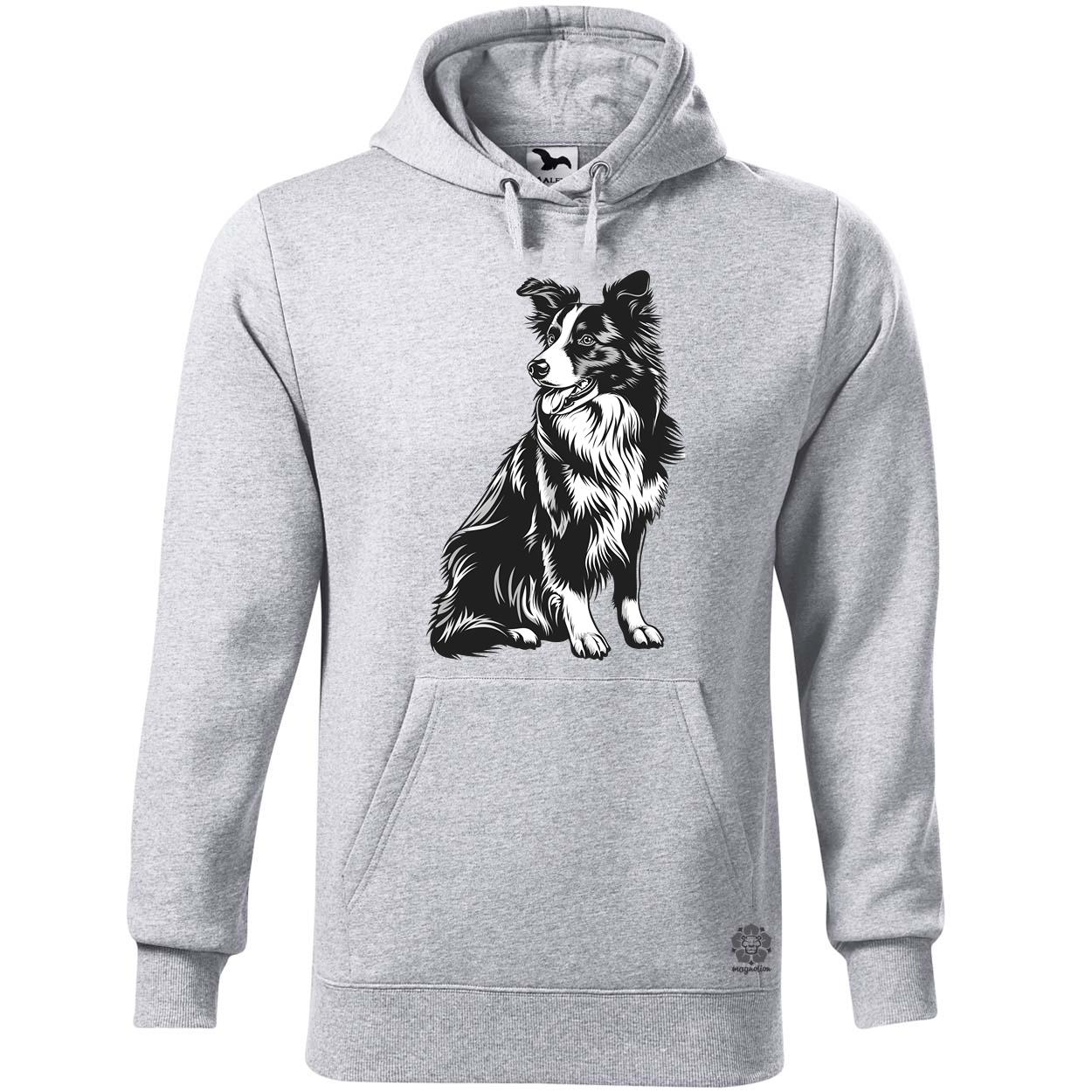 Border collie rajz v6 egyedi  pulóver 