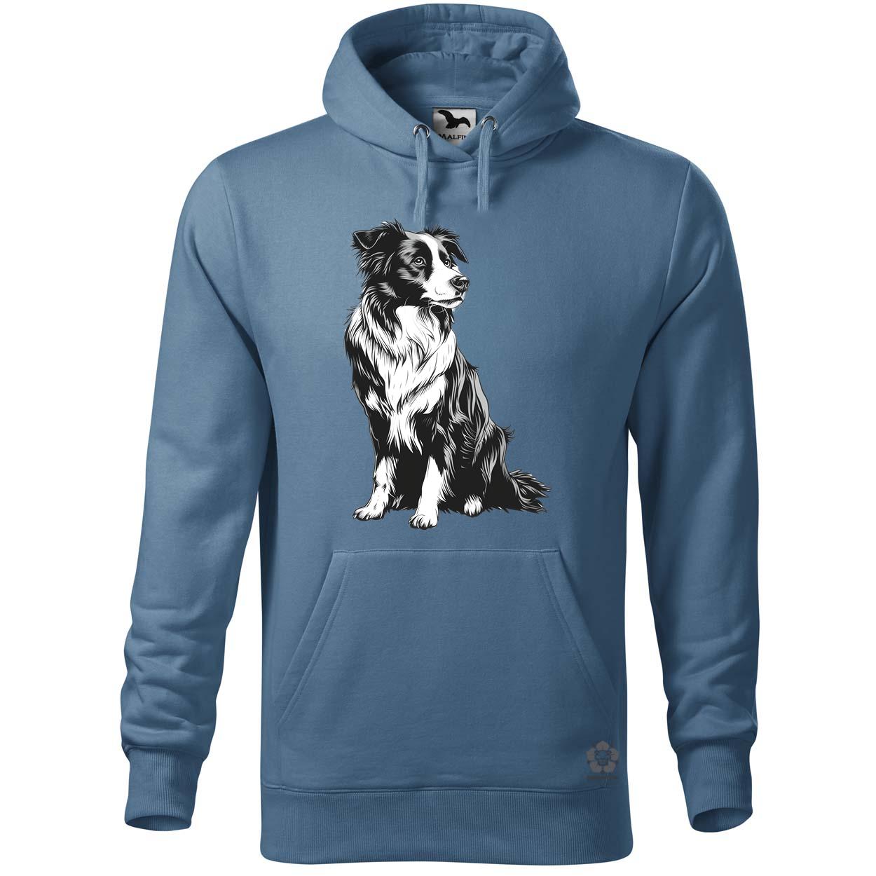 Border collie rajz v8 egyedi  pulóver 