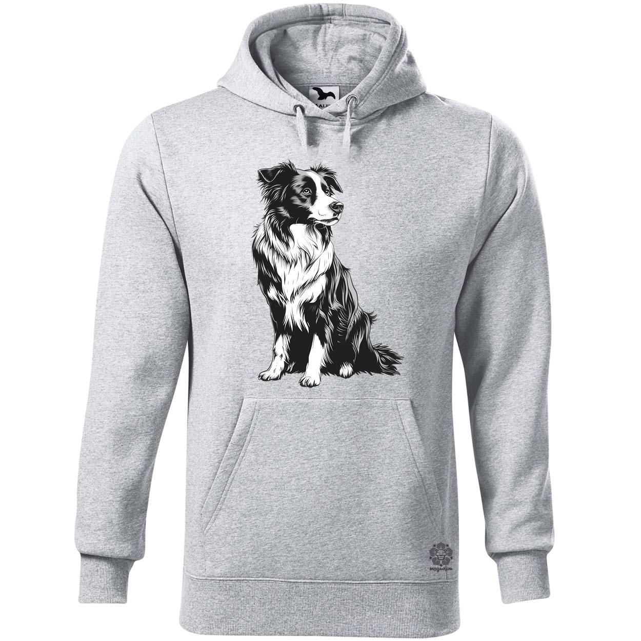 Border collie rajz v8 egyedi  pulóver 