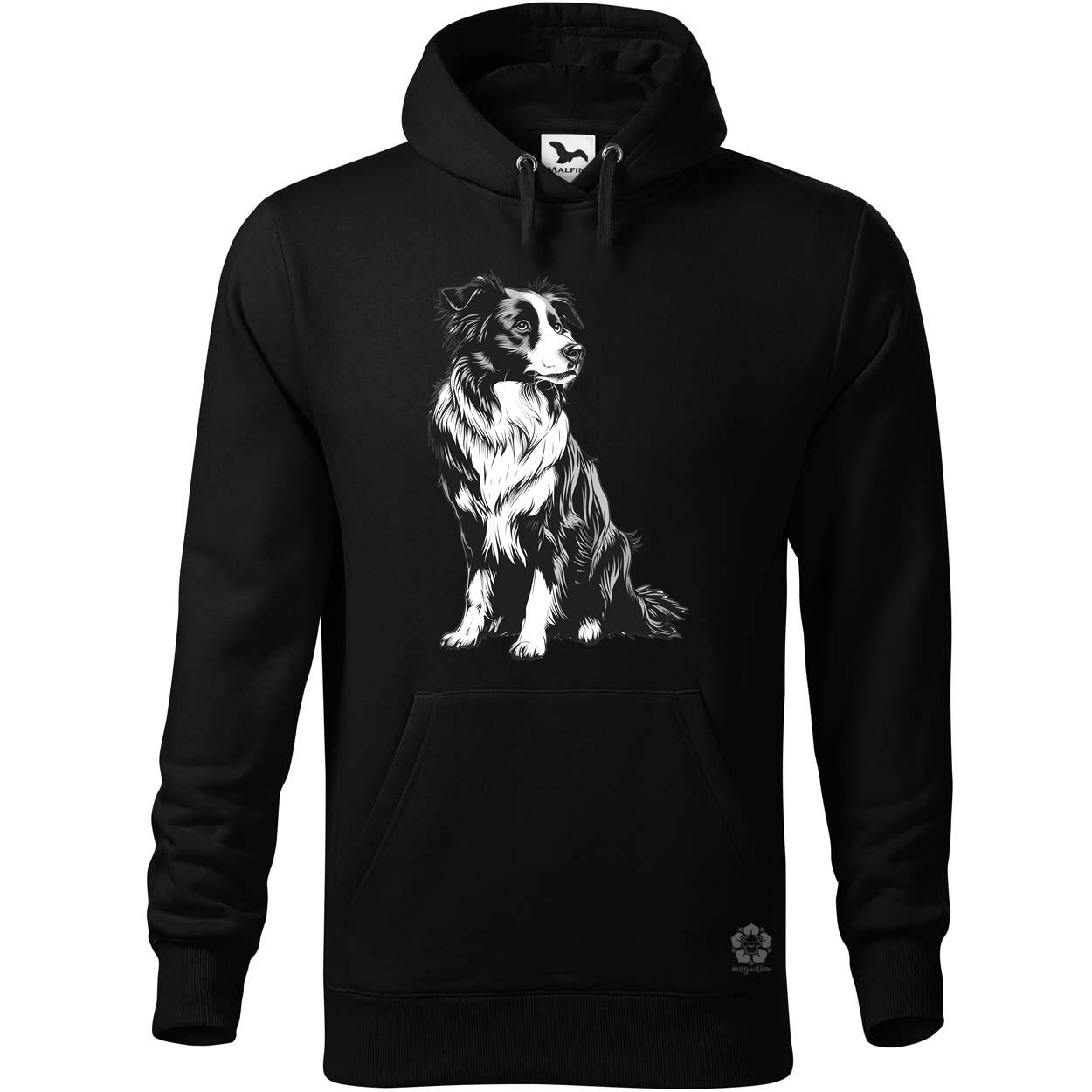 Border collie rajz v8 egyedi  pulóver 