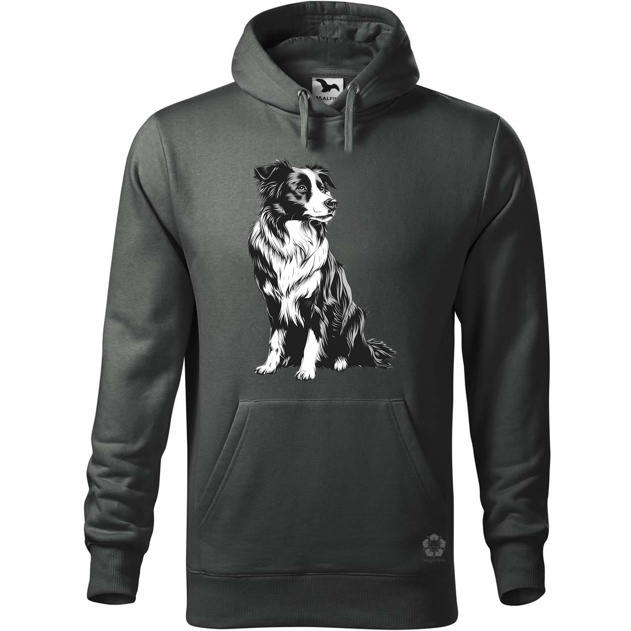 Border collie rajz v8 egyedi  pulóver 