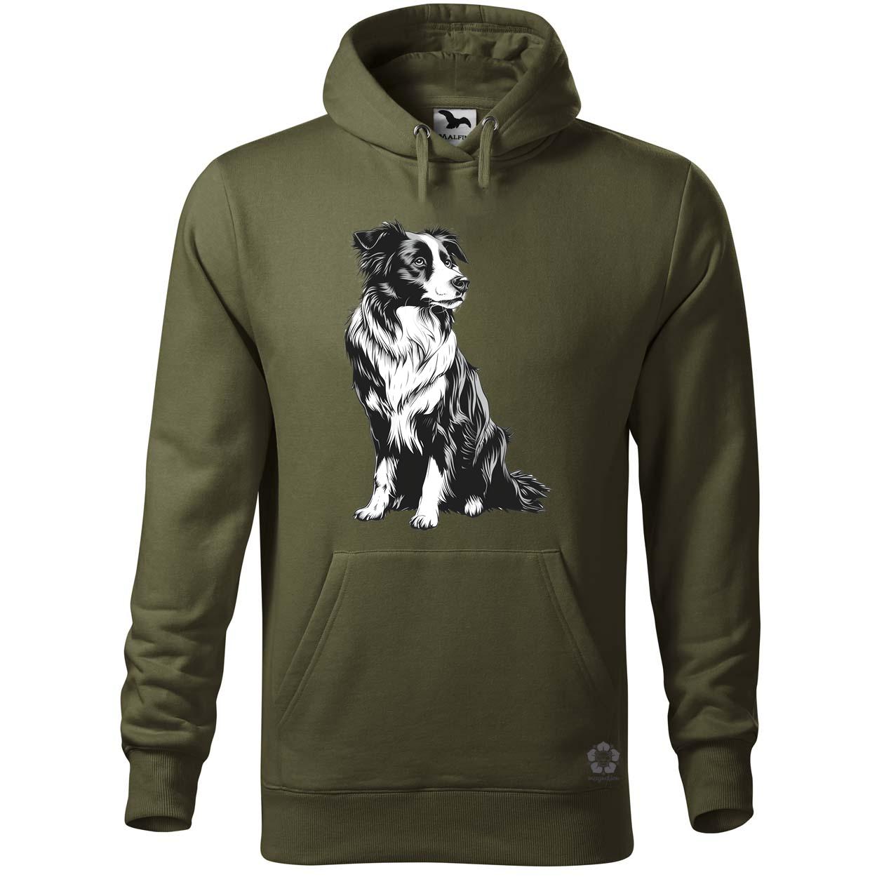 Border collie rajz v8 egyedi  pulóver 