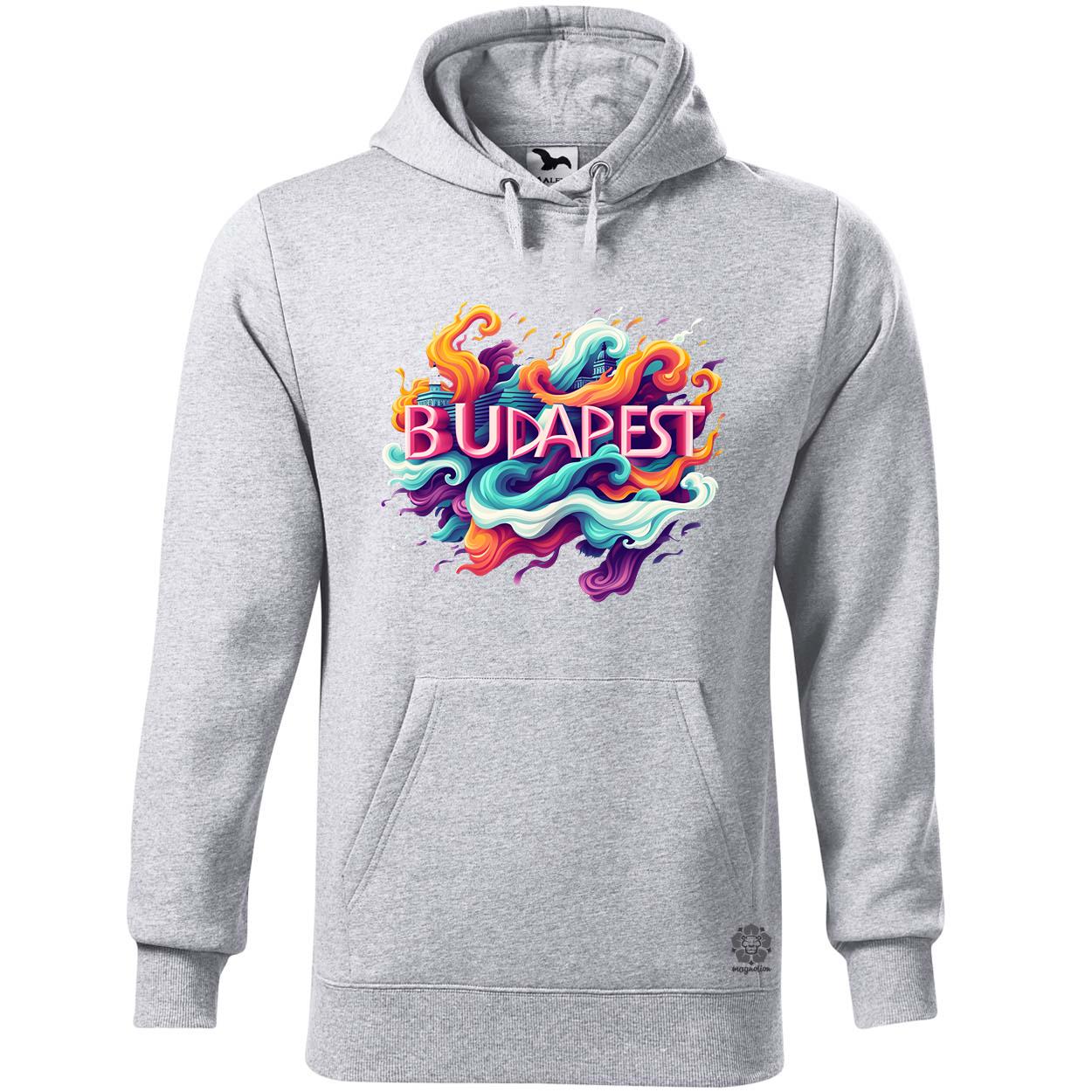 Budapest absztrakt v10 egyedi  pulóver 