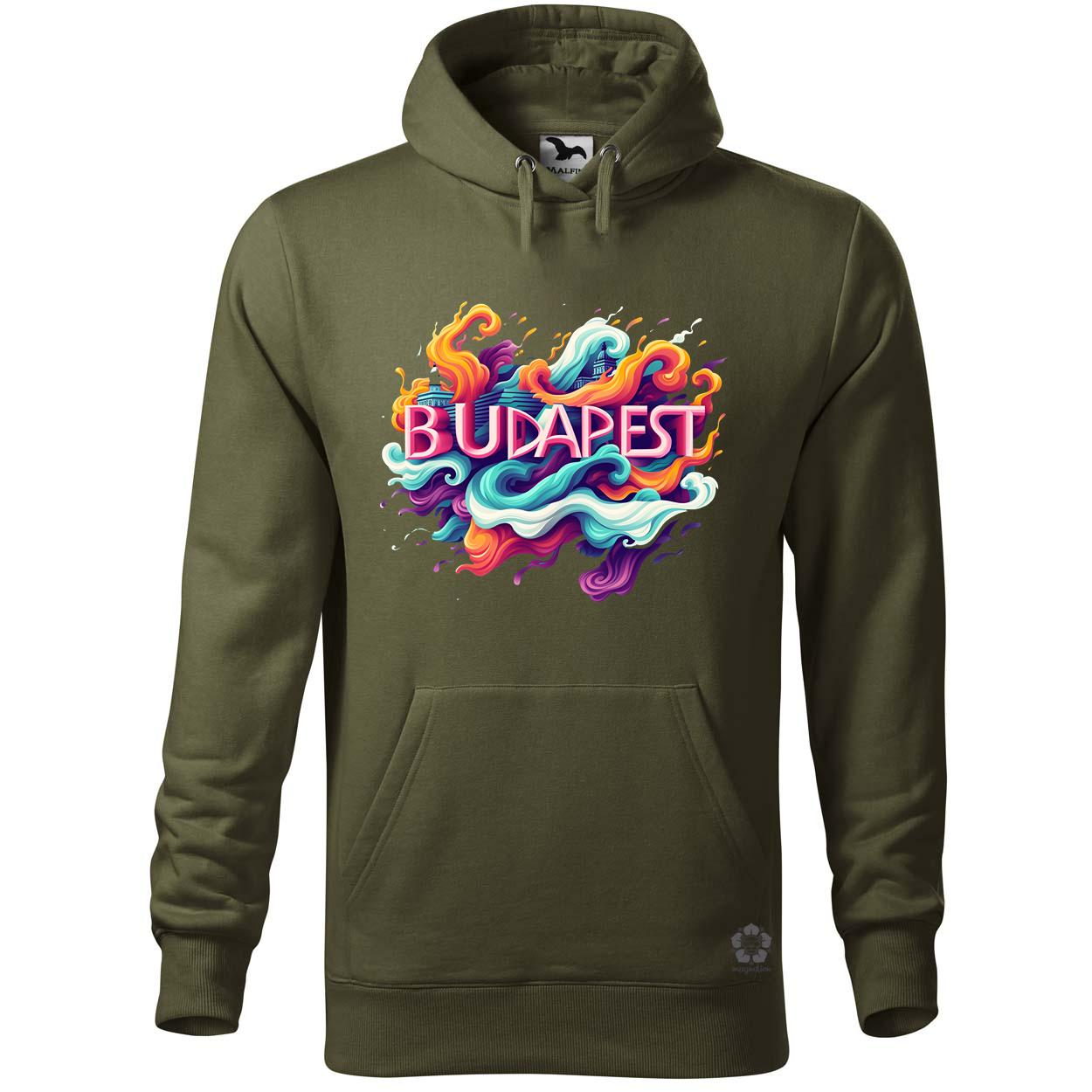 Budapest absztrakt v10 egyedi  pulóver 