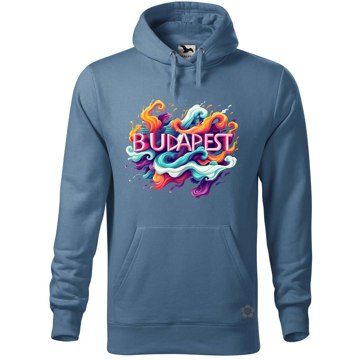 Budapest absztrakt v10 egyedi  pulóver 