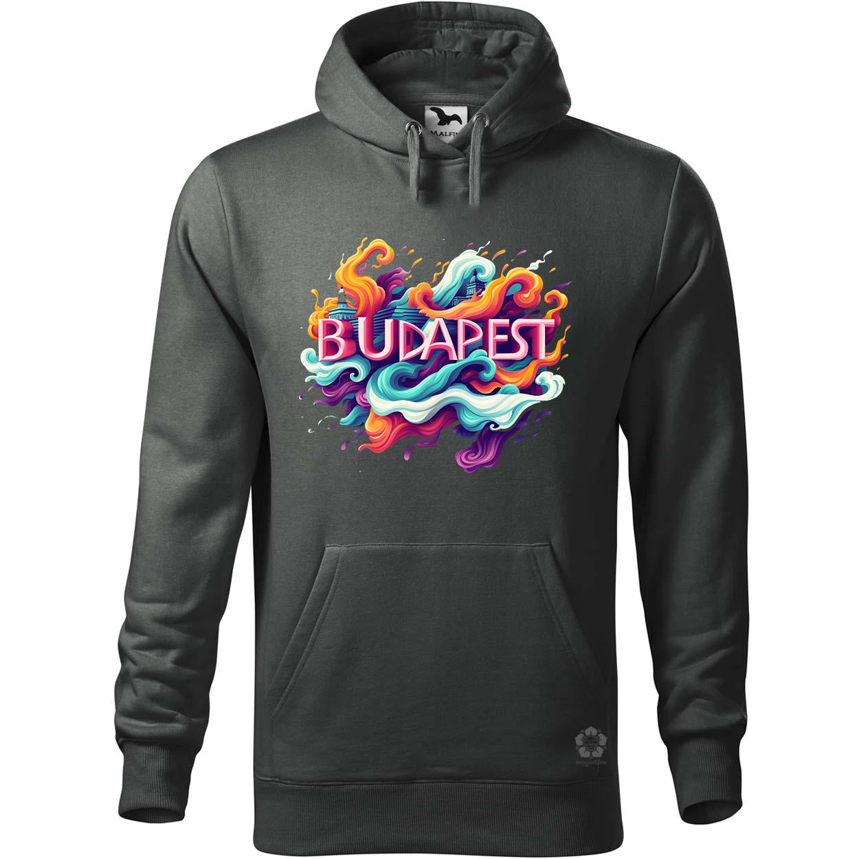 Budapest absztrakt v10 egyedi  pulóver 