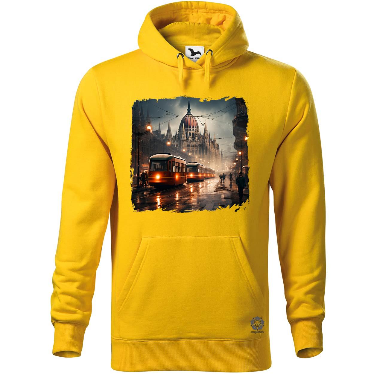 Disztópikus cyberpunk Budapest v13 egyedi  pulóver 