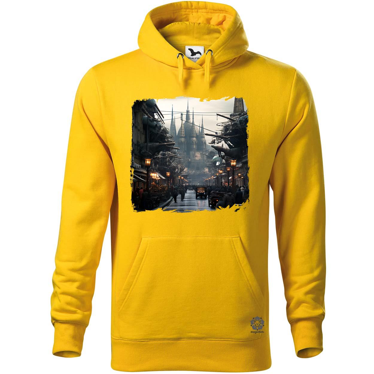 Disztópikus cyberpunk Budapest v16 egyedi  pulóver 