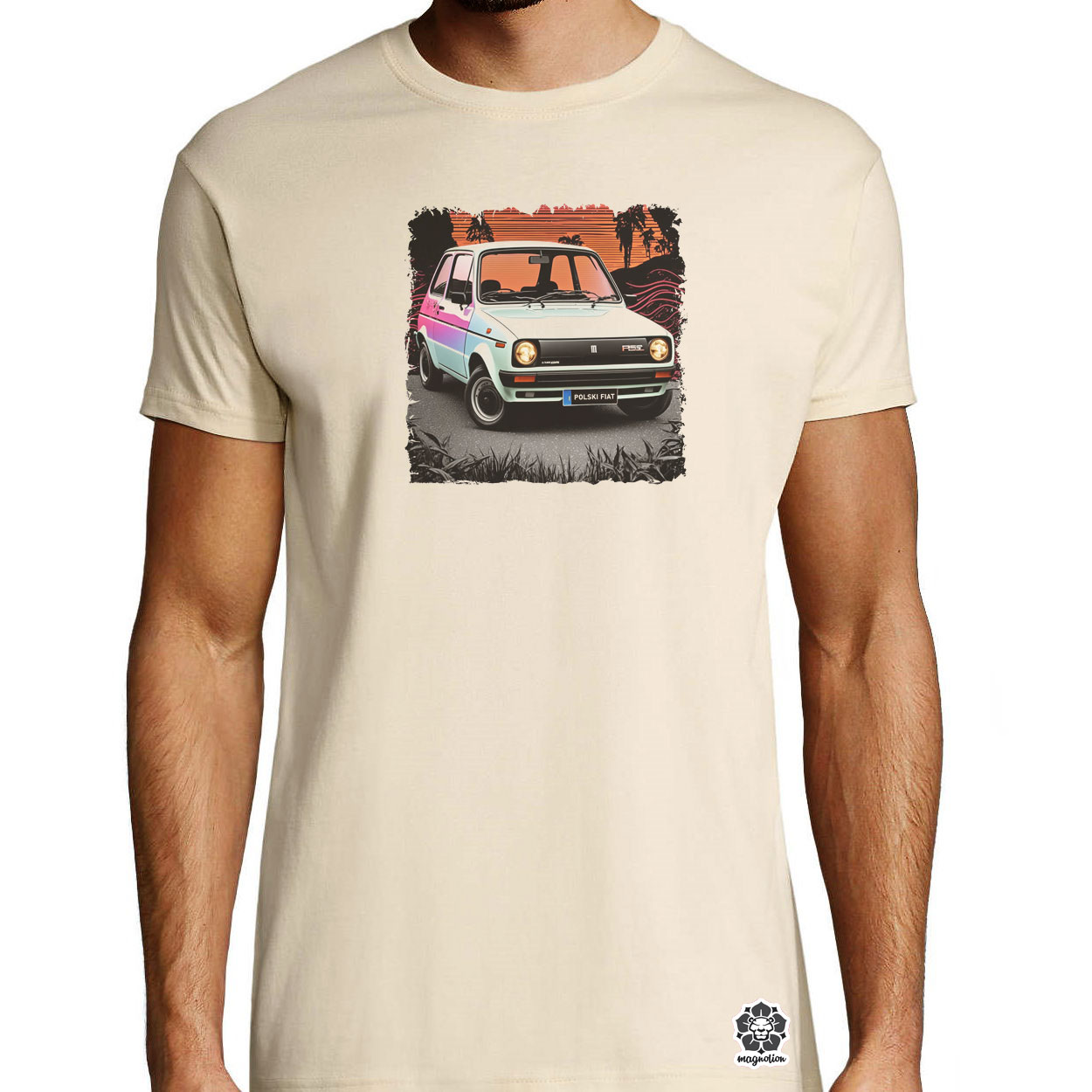 Polski Fiat v4 egyedi póló 