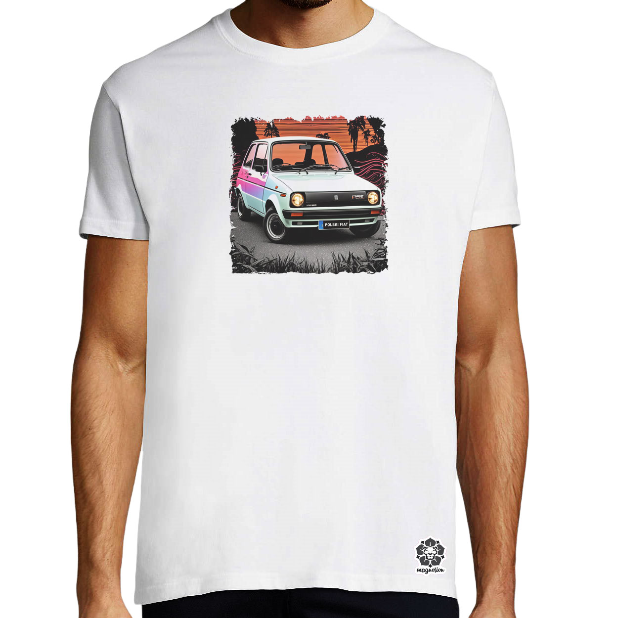 Polski Fiat v4 egyedi póló 