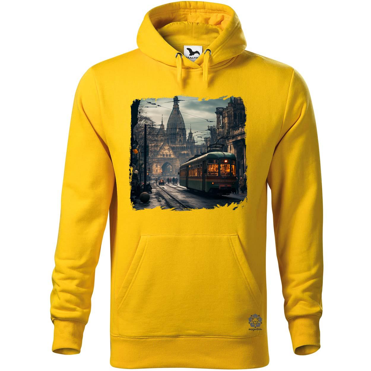 Disztópikus cyberpunk Budapest v7 egyedi  pulóver 