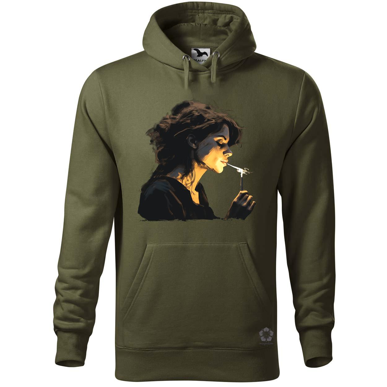 Rágyújtok v1 egyedi  pulóver 