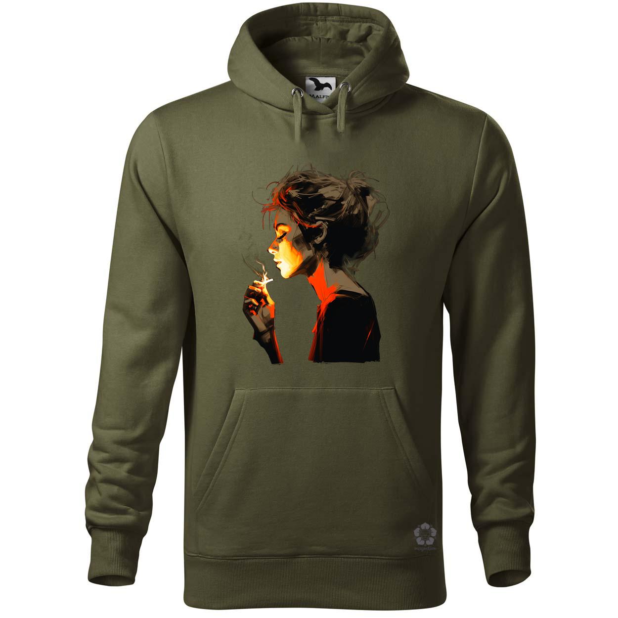 Rágyújtok v8 egyedi  pulóver 