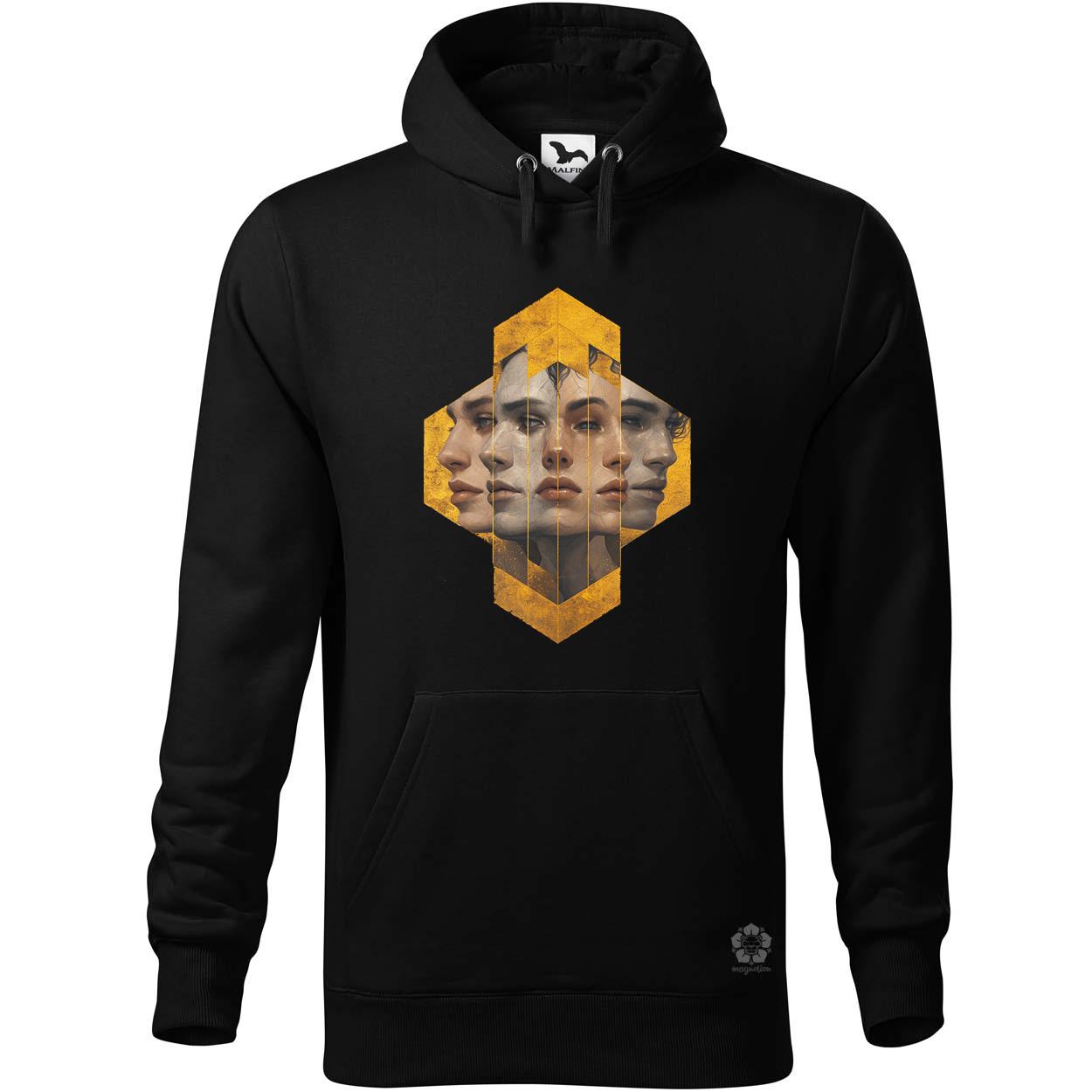 Hexagon arcok v6 egyedi  pulóver 