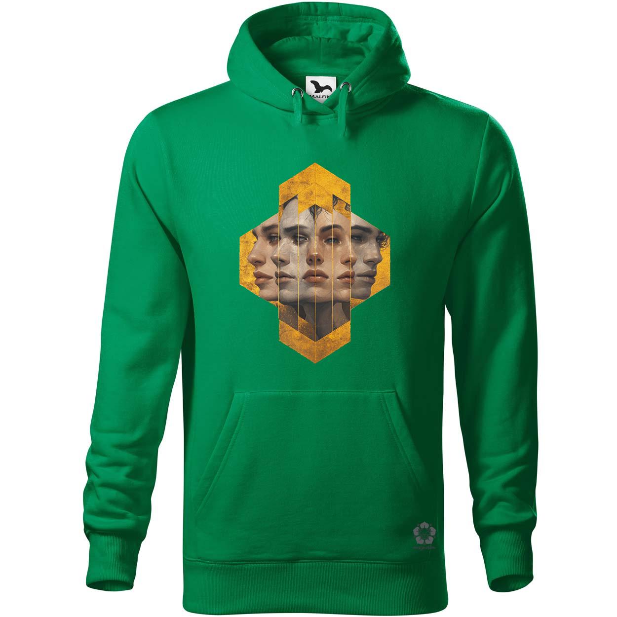 Hexagon arcok v6 egyedi  pulóver 