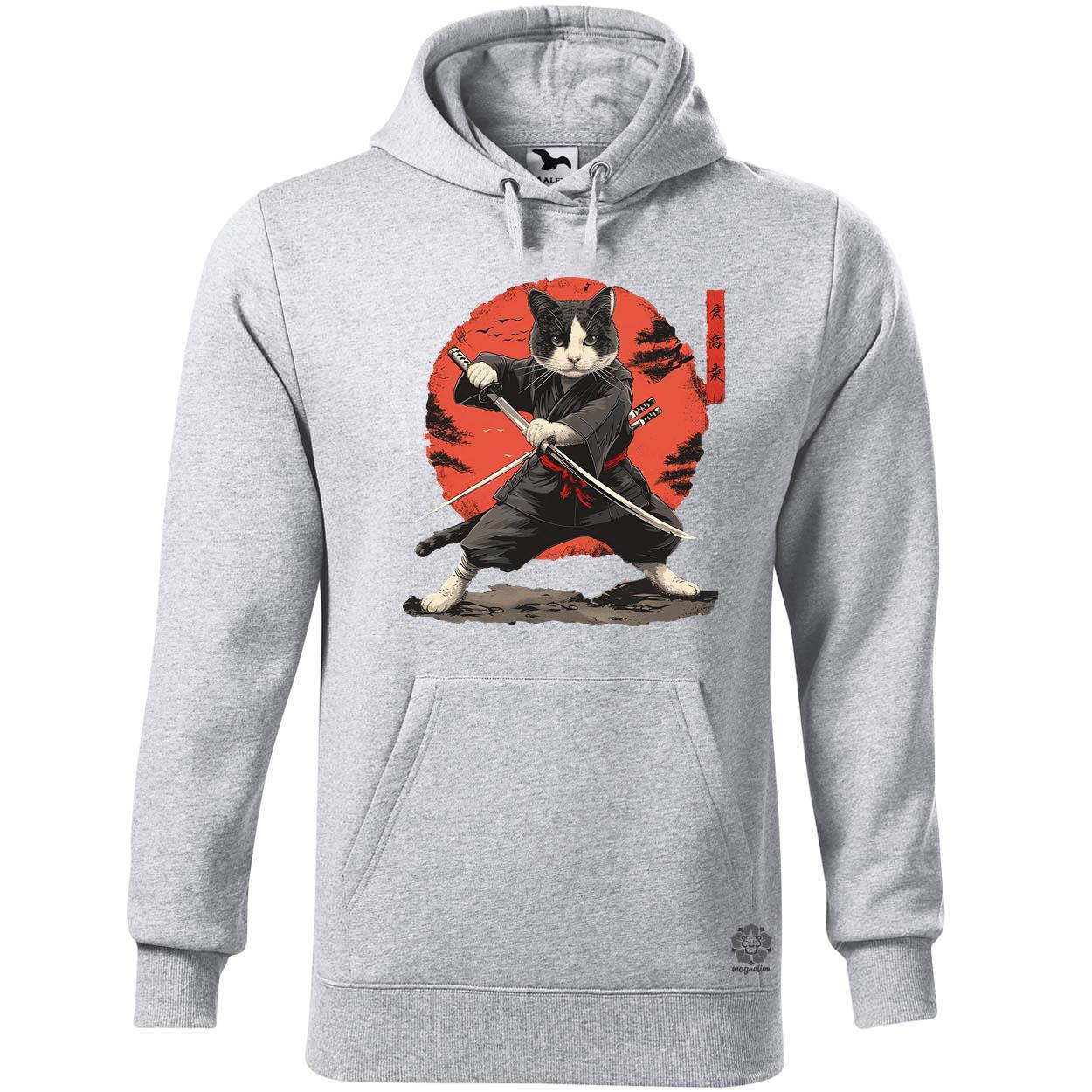 Ninja macska v2 egyedi  pulóver 