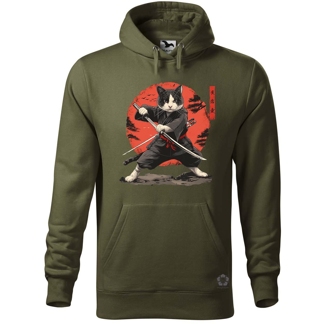 Ninja macska v2 egyedi  pulóver 