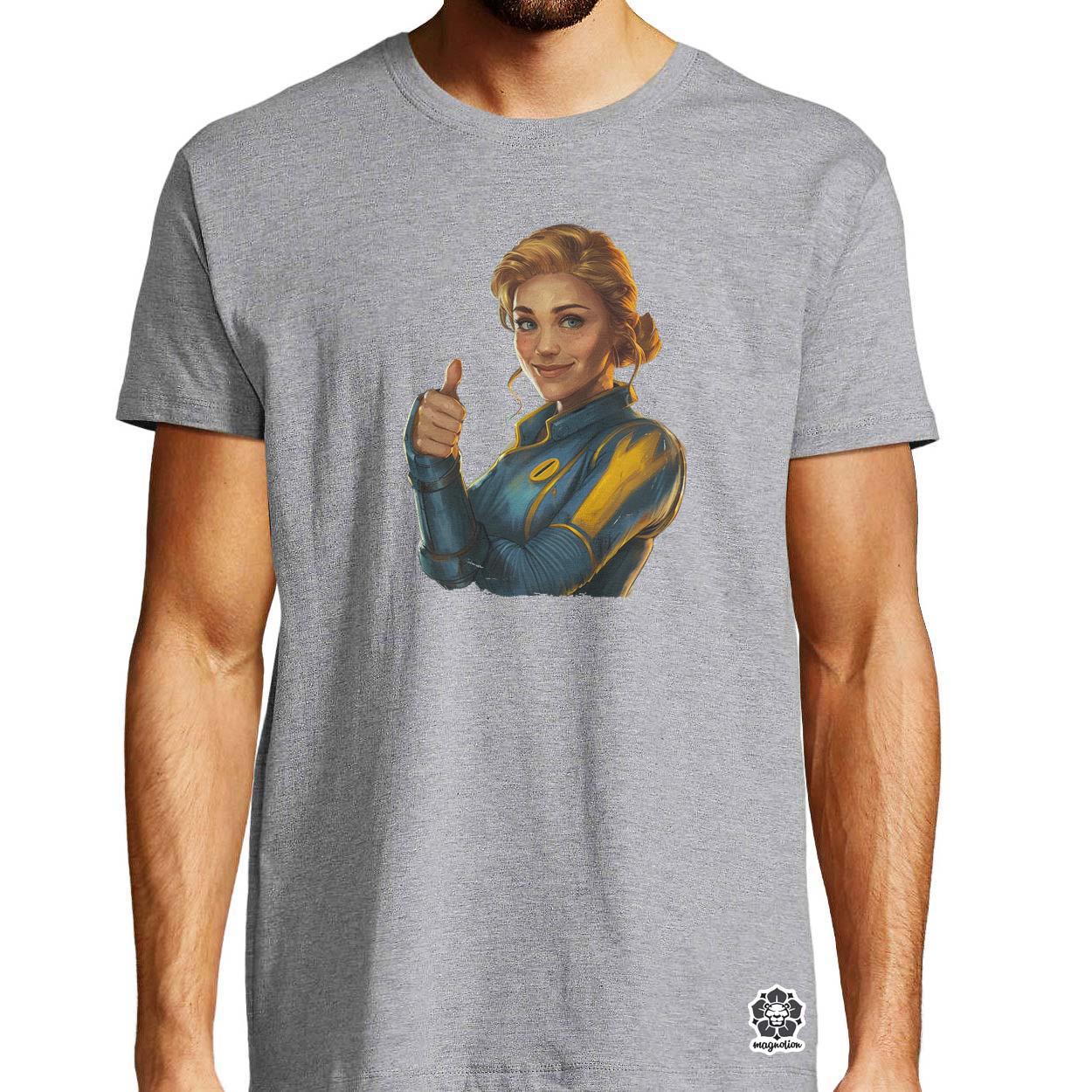 Fallout Lucy fanart v1 egyedi póló 