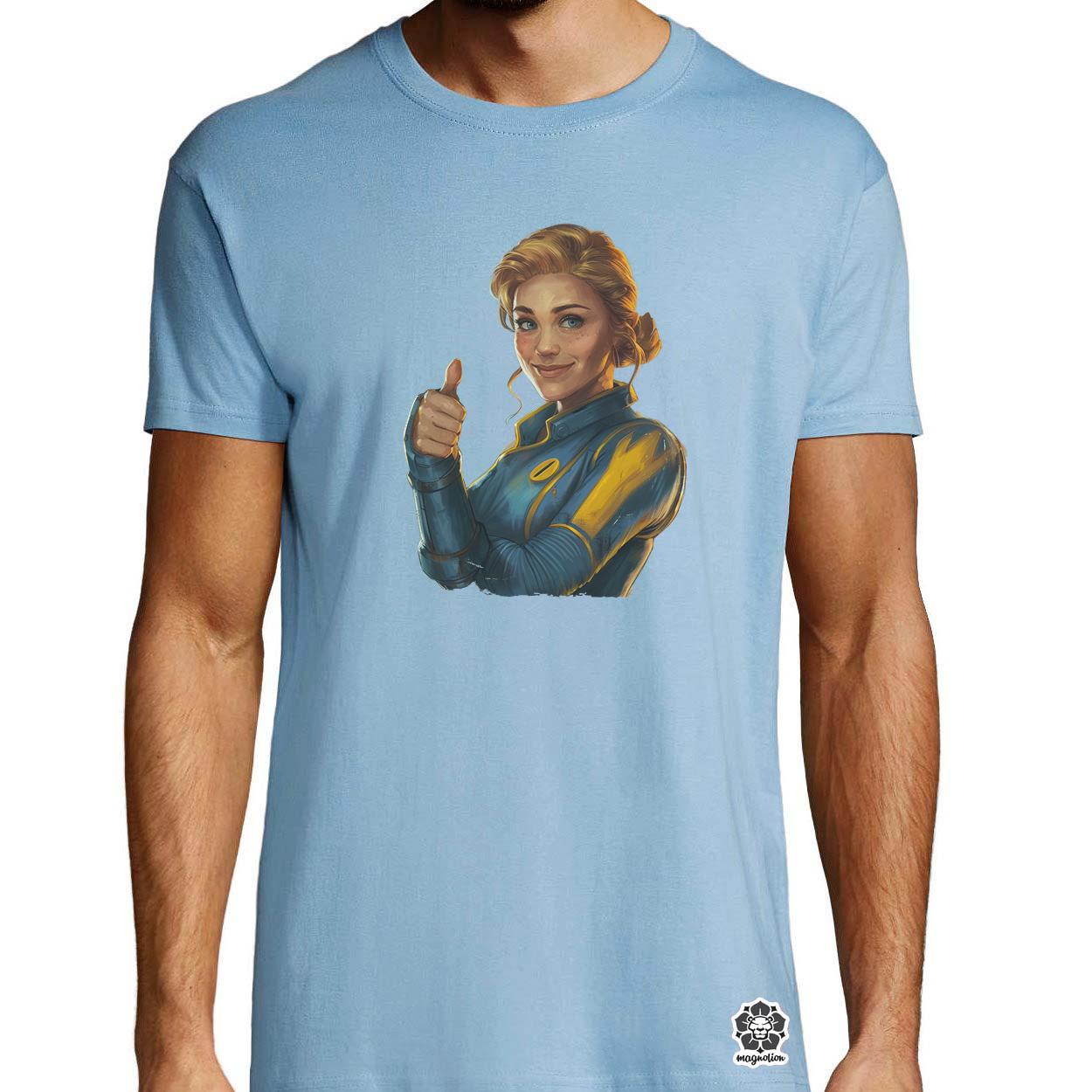 Fallout Lucy fanart v1 egyedi póló 