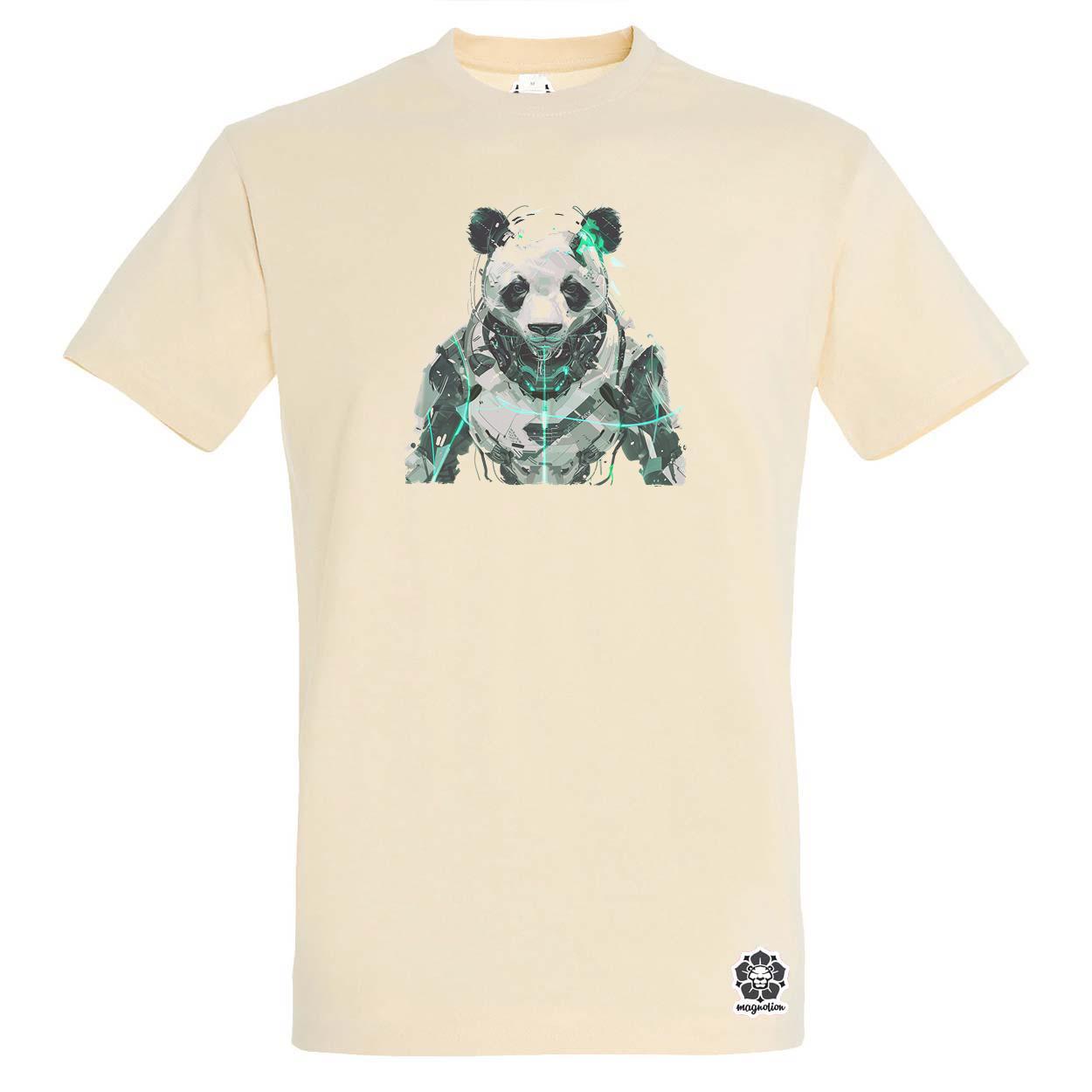 Kiborg panda v1 egyedi póló 