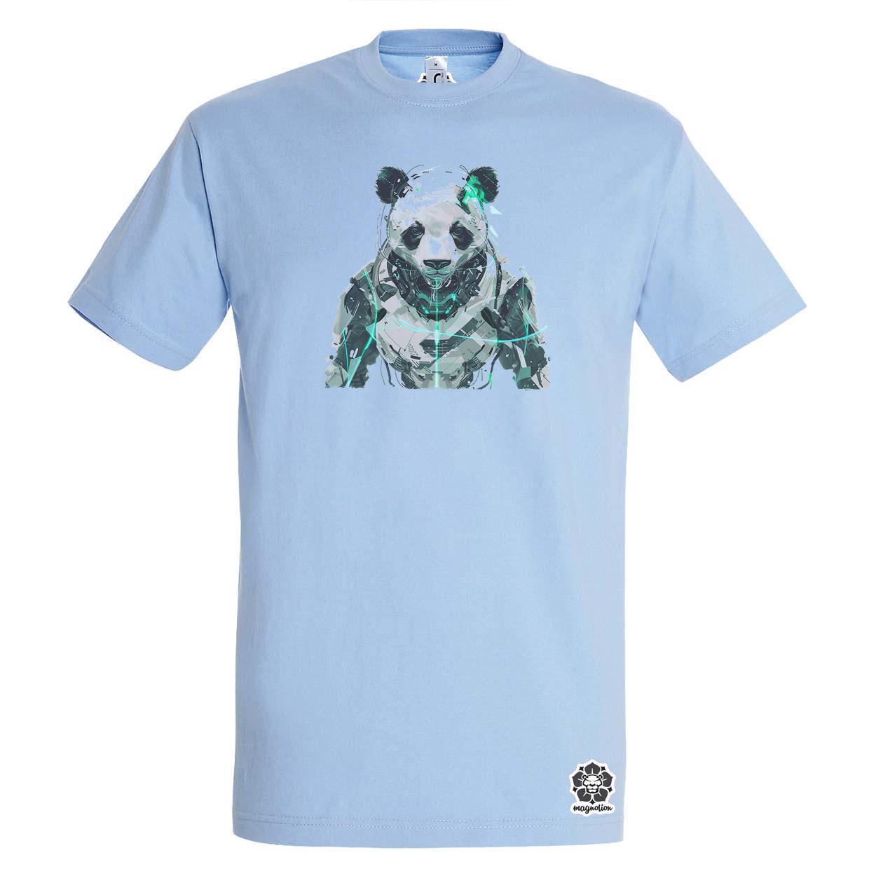 Kiborg panda v1 egyedi póló 