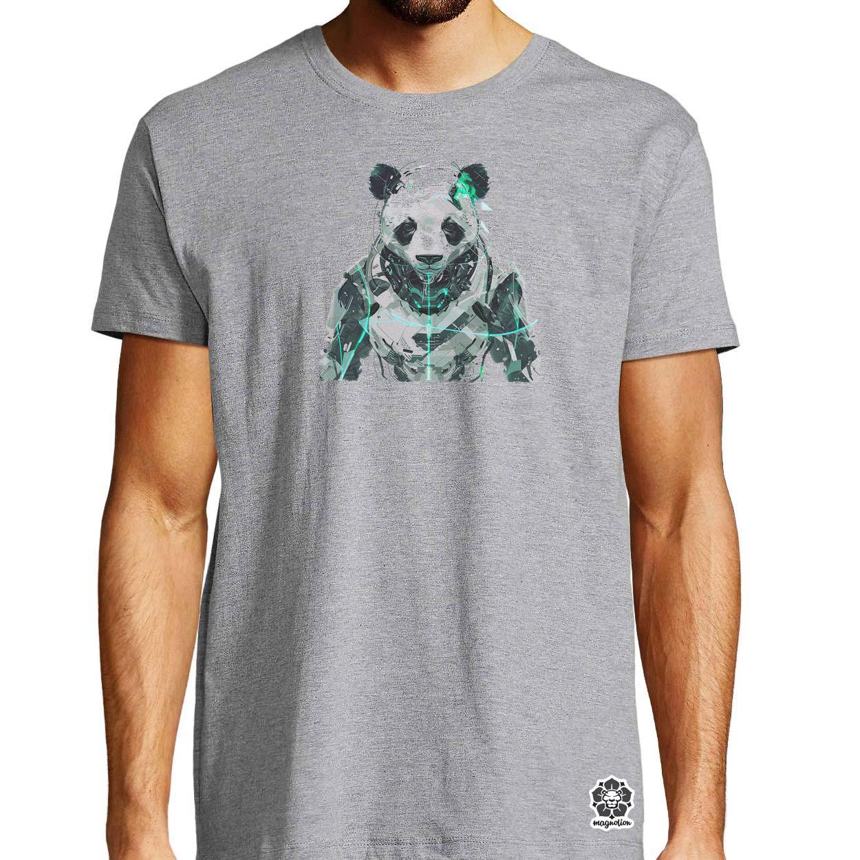 Kiborg panda v1 egyedi póló 