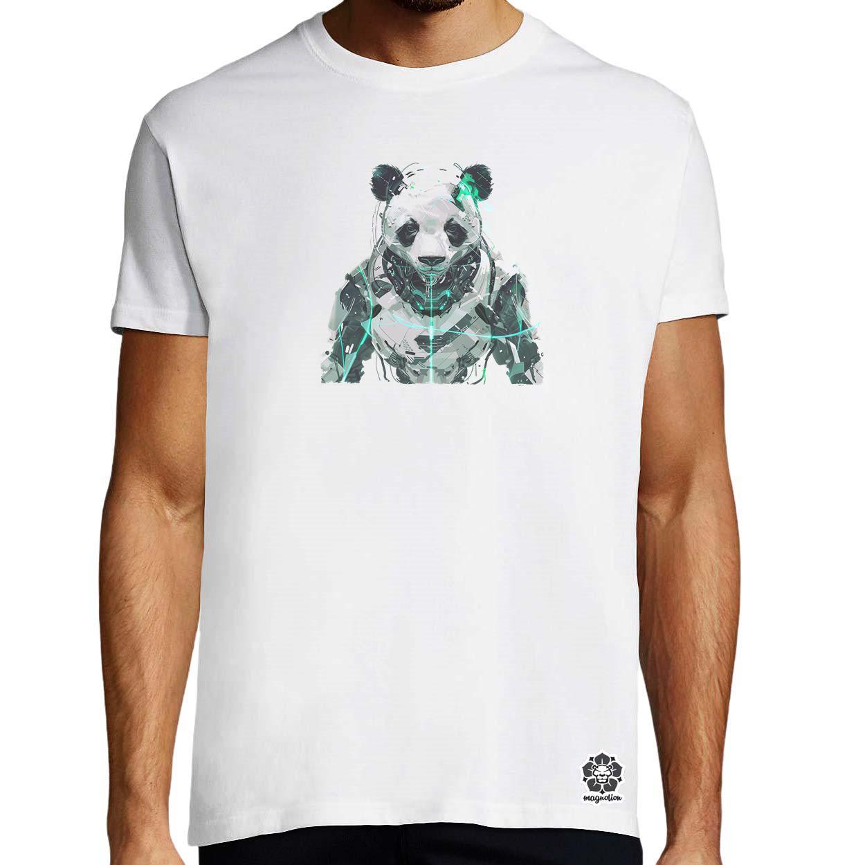 Kiborg panda v1 egyedi póló 