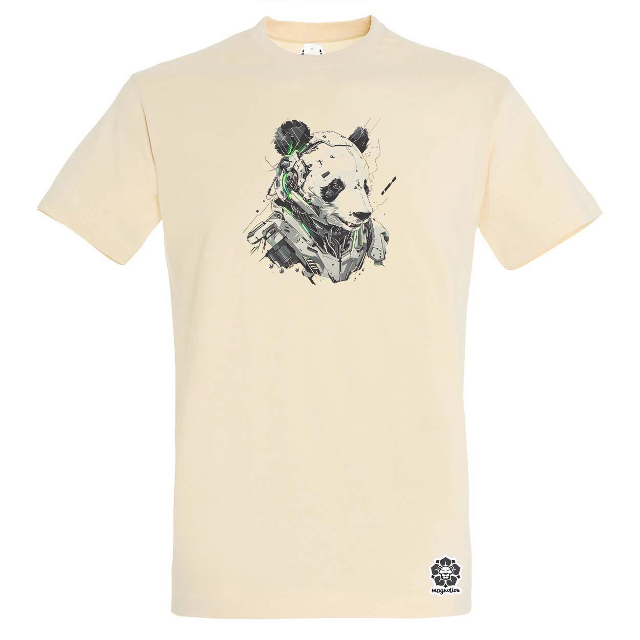 Kiborg panda v2 egyedi póló 