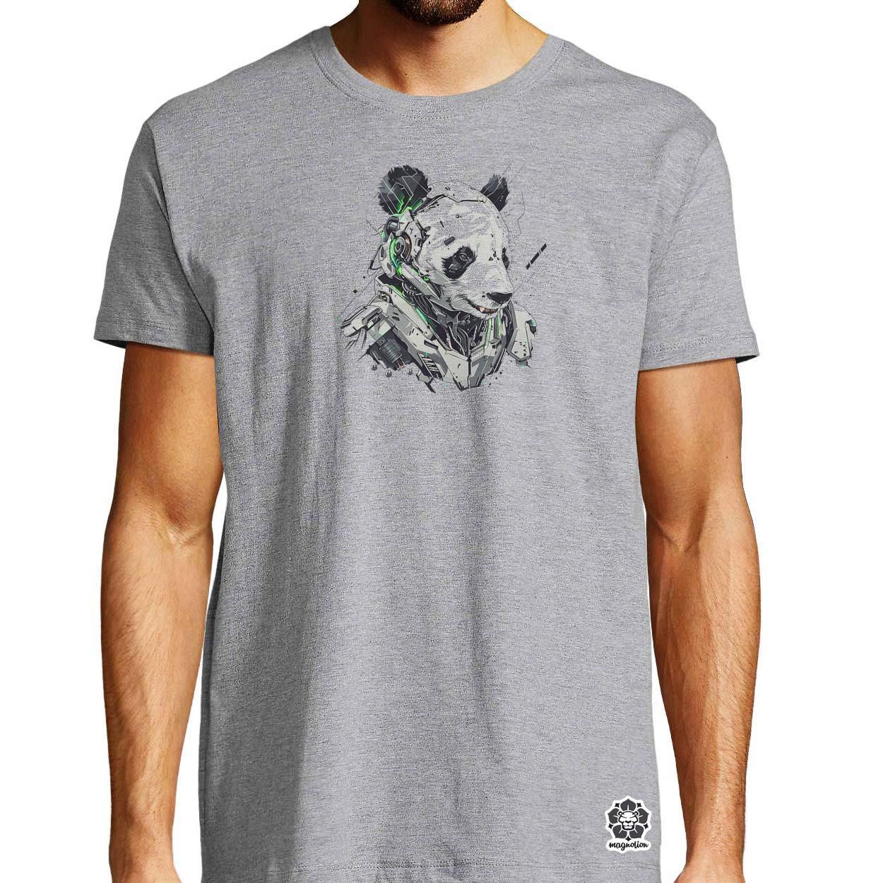 Kiborg panda v2 egyedi póló 