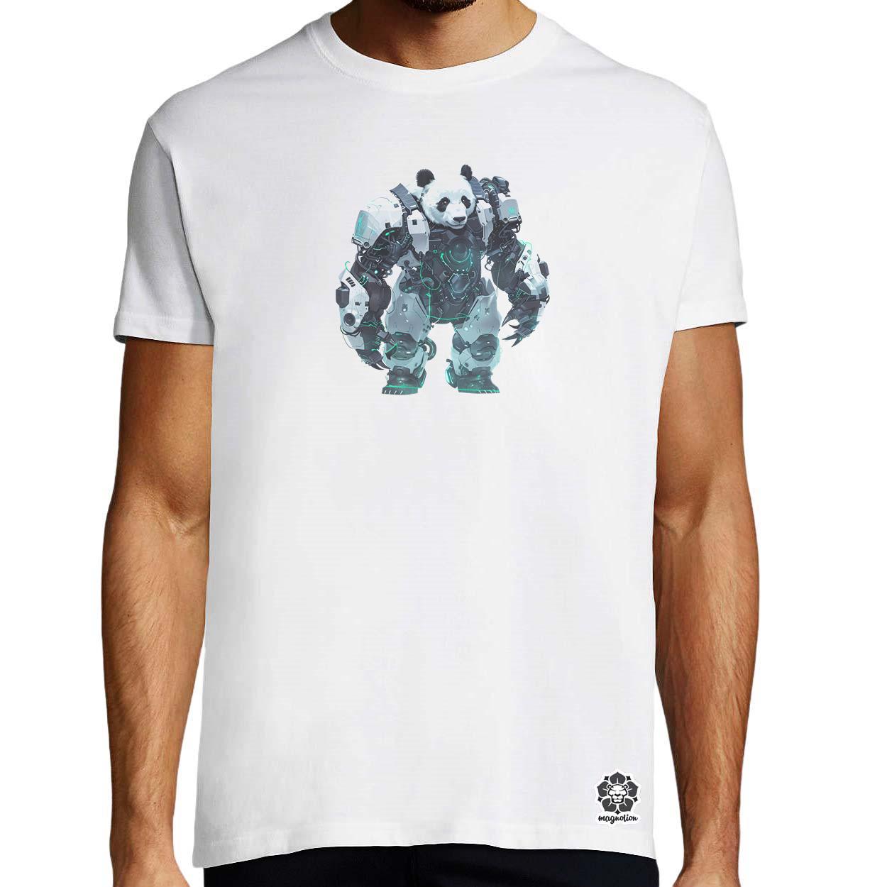 Kiborg panda v5 egyedi póló 