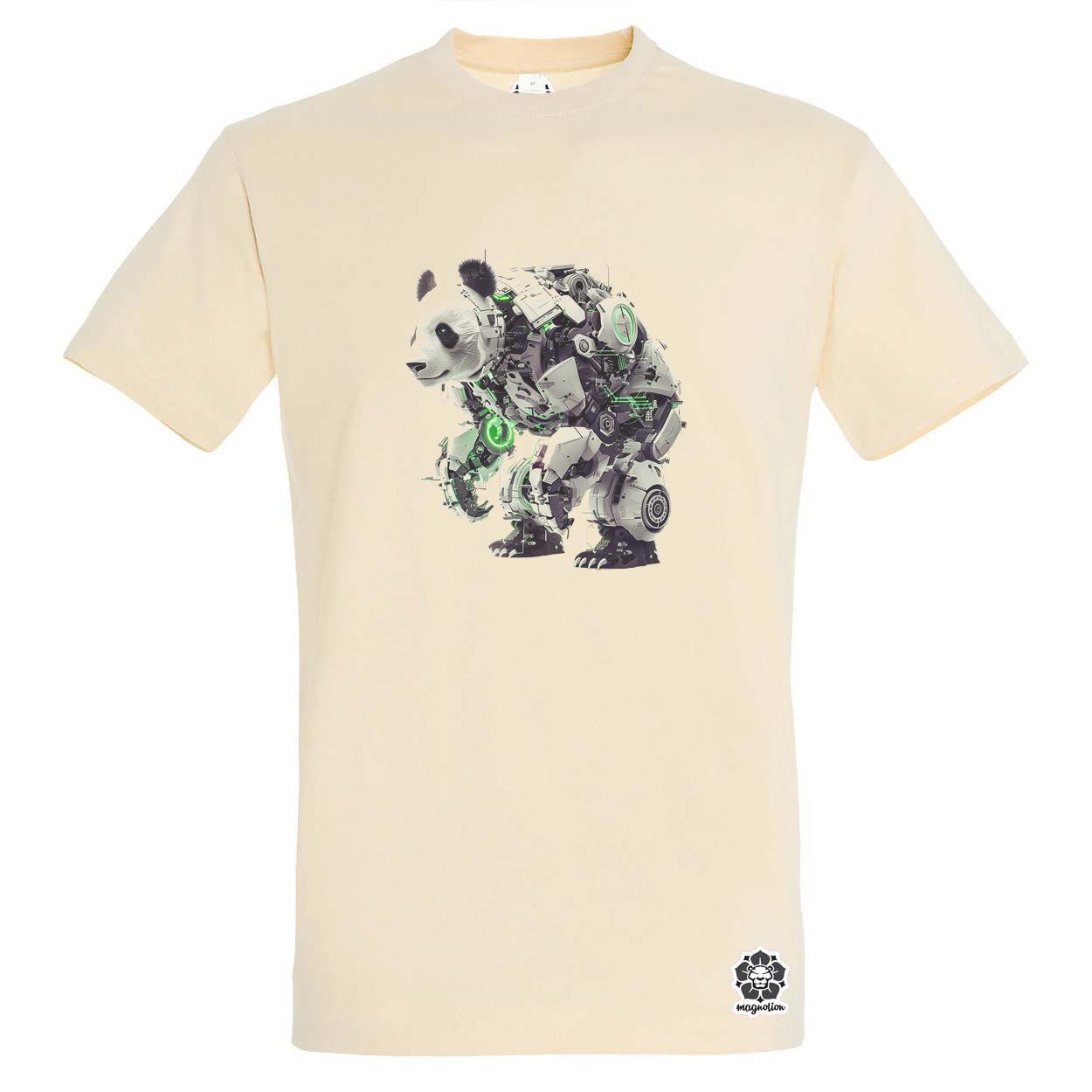 Kiborg panda v8 egyedi póló 
