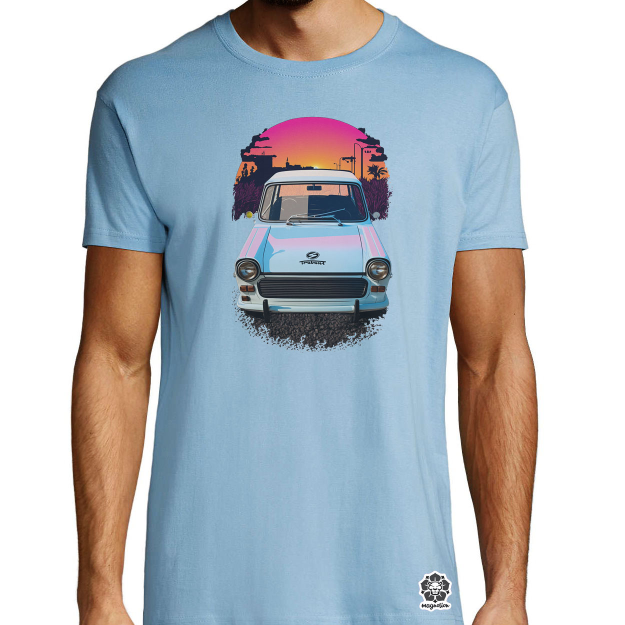 Trabant v1 egyedi póló 