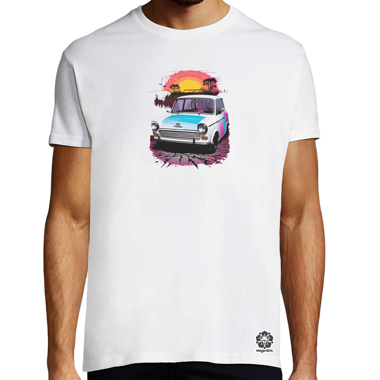 Trabant v4 egyedi póló 