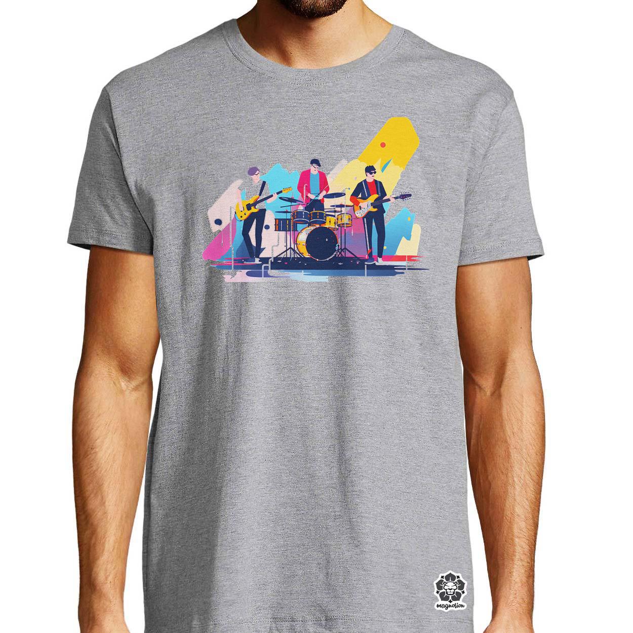 Minimalista funky banda v3 egyedi póló 