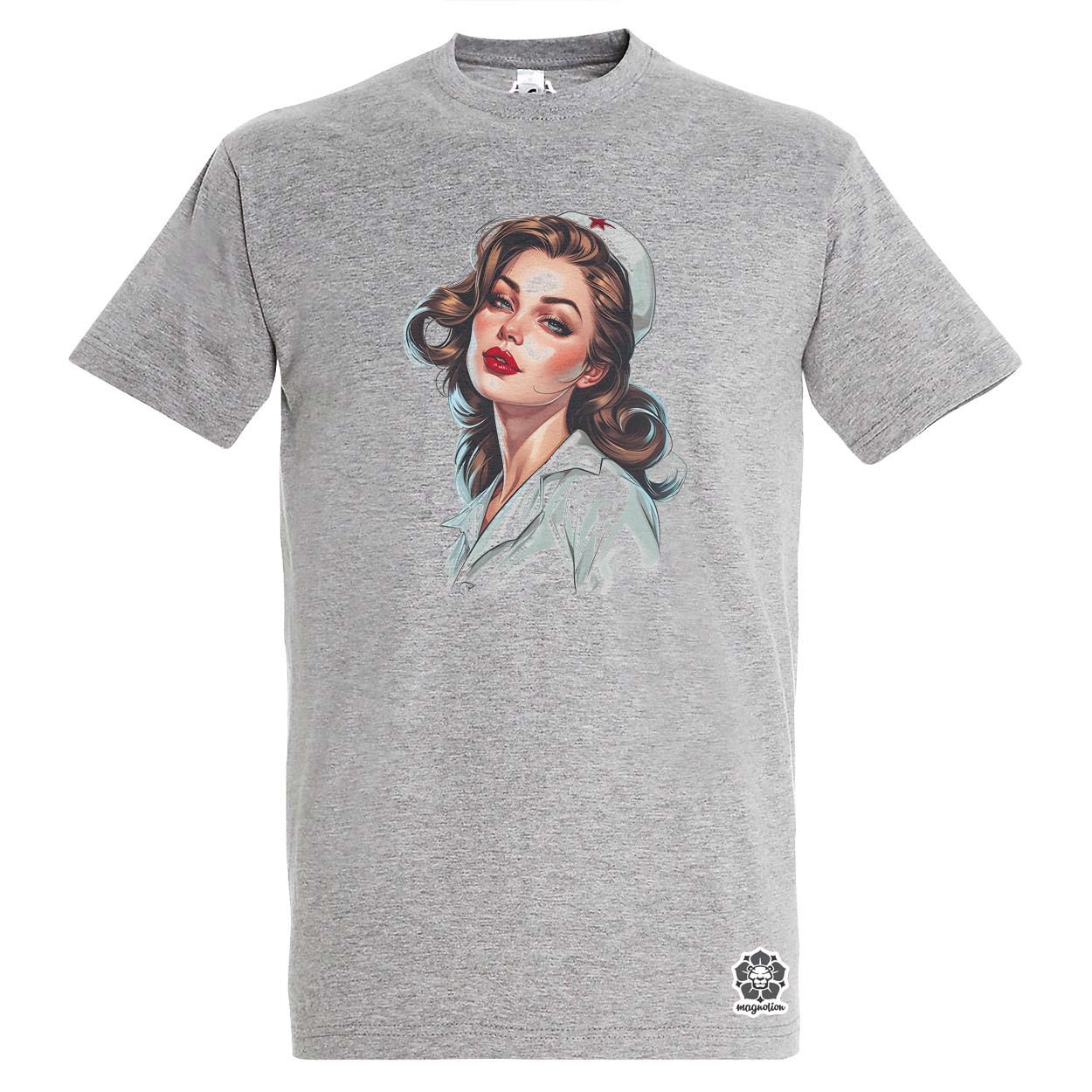 Pin-up girl portré v13 egyedi póló 