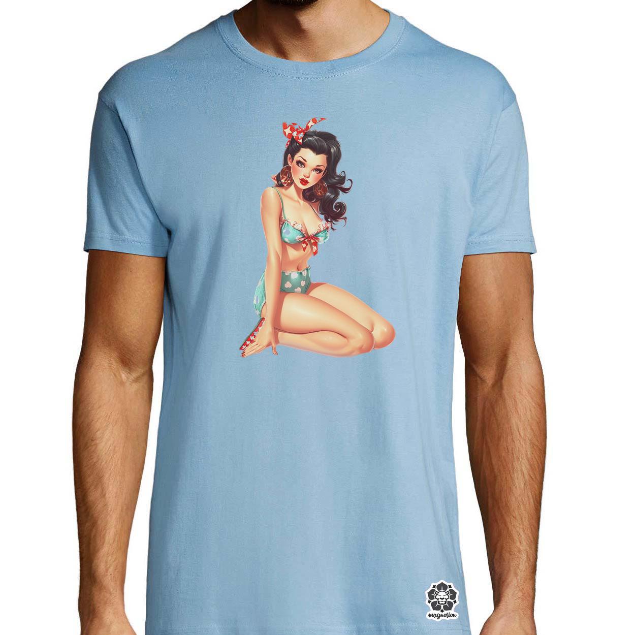 Pin-up girl v10 egyedi póló 