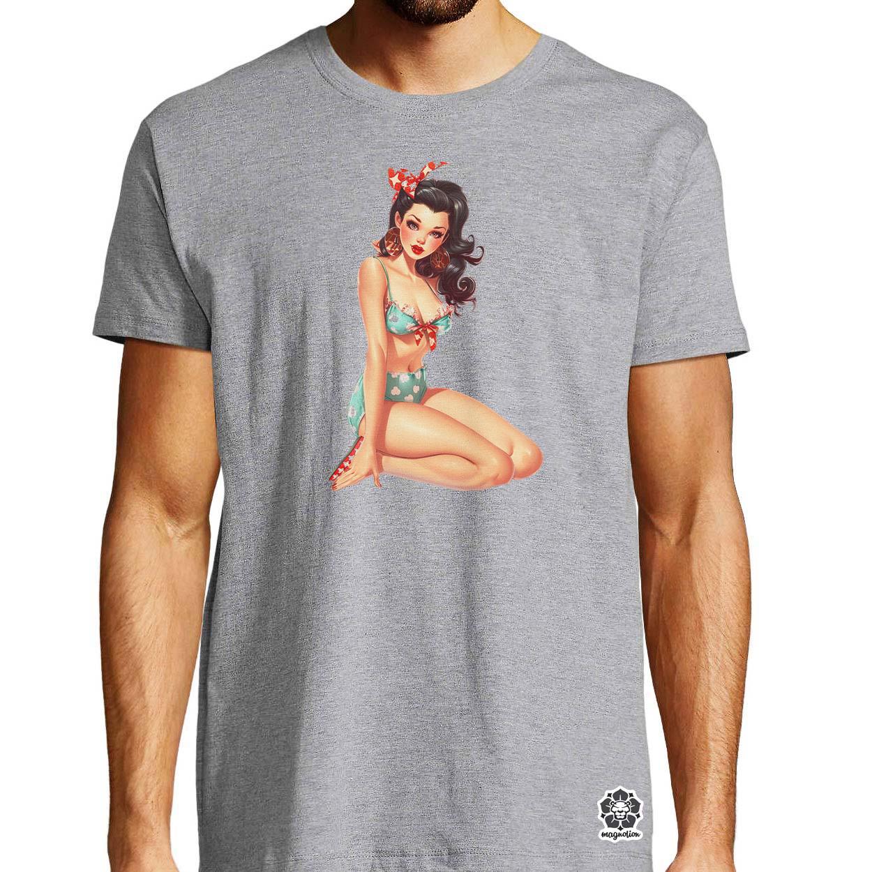 Pin-up girl v10 egyedi póló 