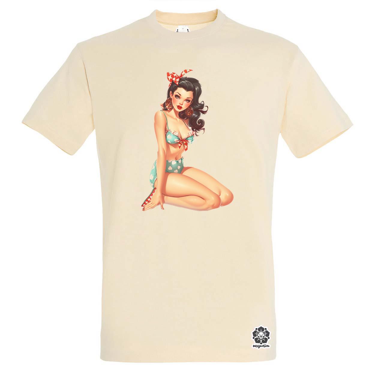 Pin-up girl v10 egyedi póló 