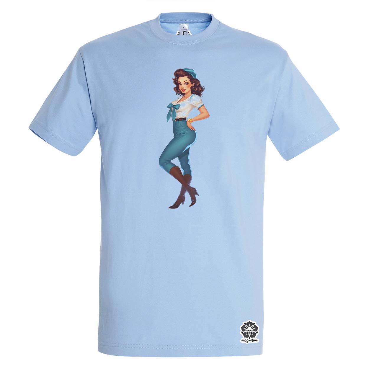 Pin-up girl v14 egyedi póló 