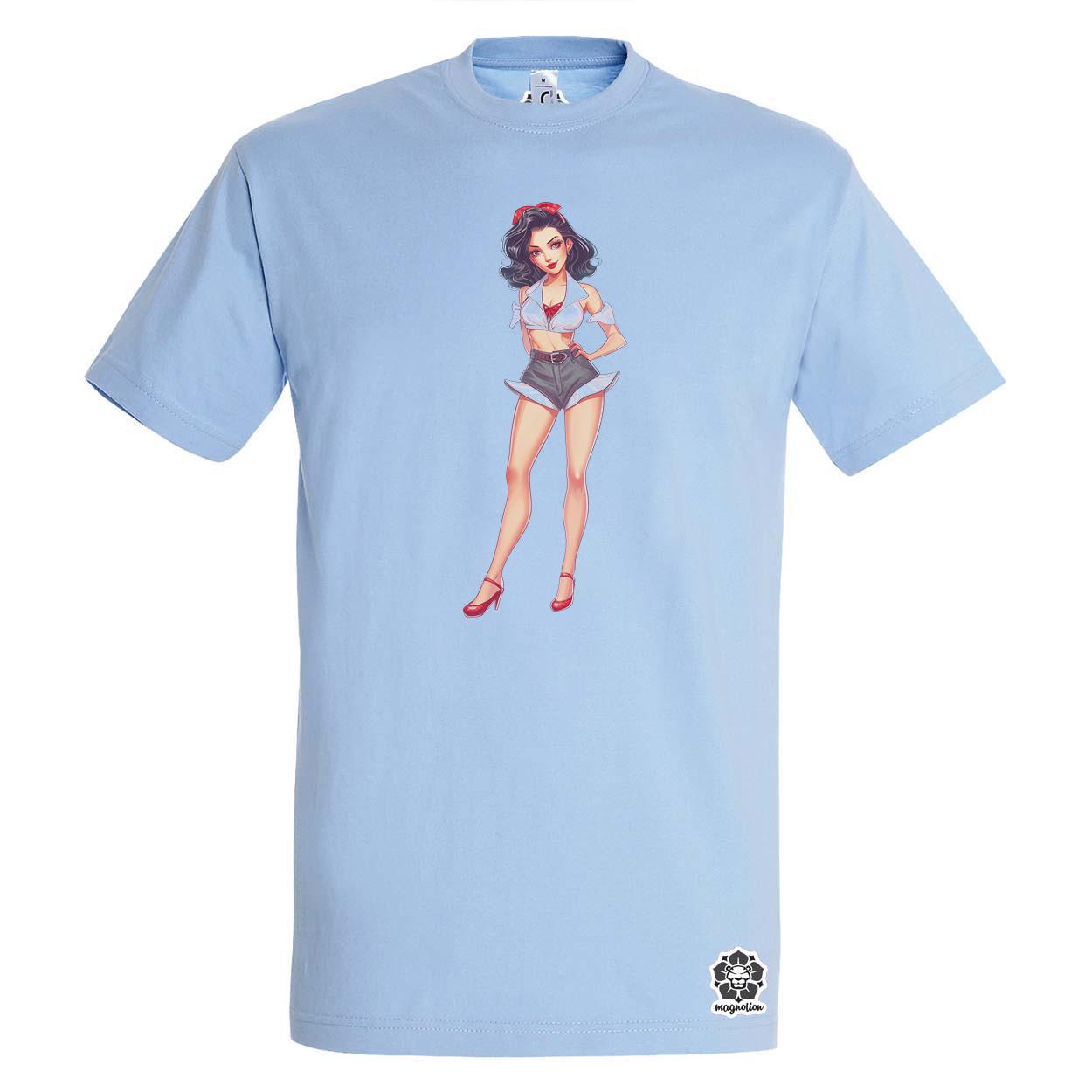 Pin-up girl v17 egyedi póló 