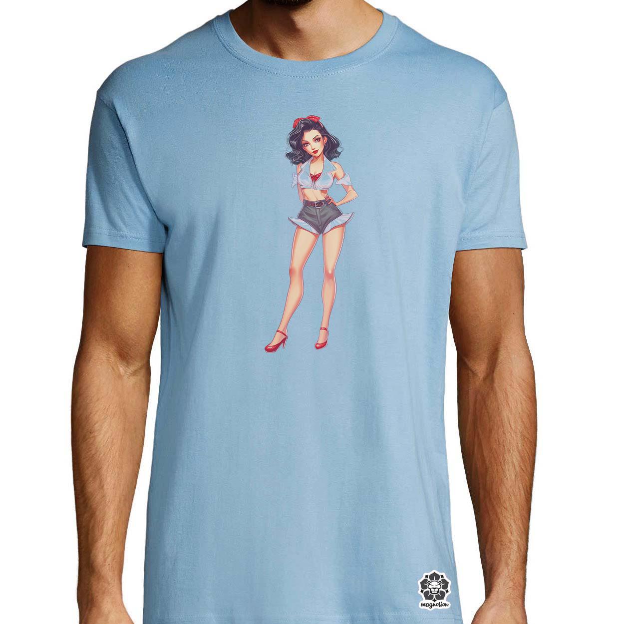 Pin-up girl v17 egyedi póló 