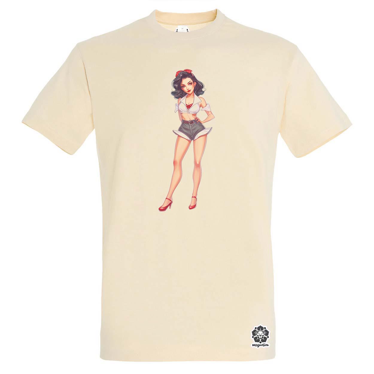 Pin-up girl v17 egyedi póló 