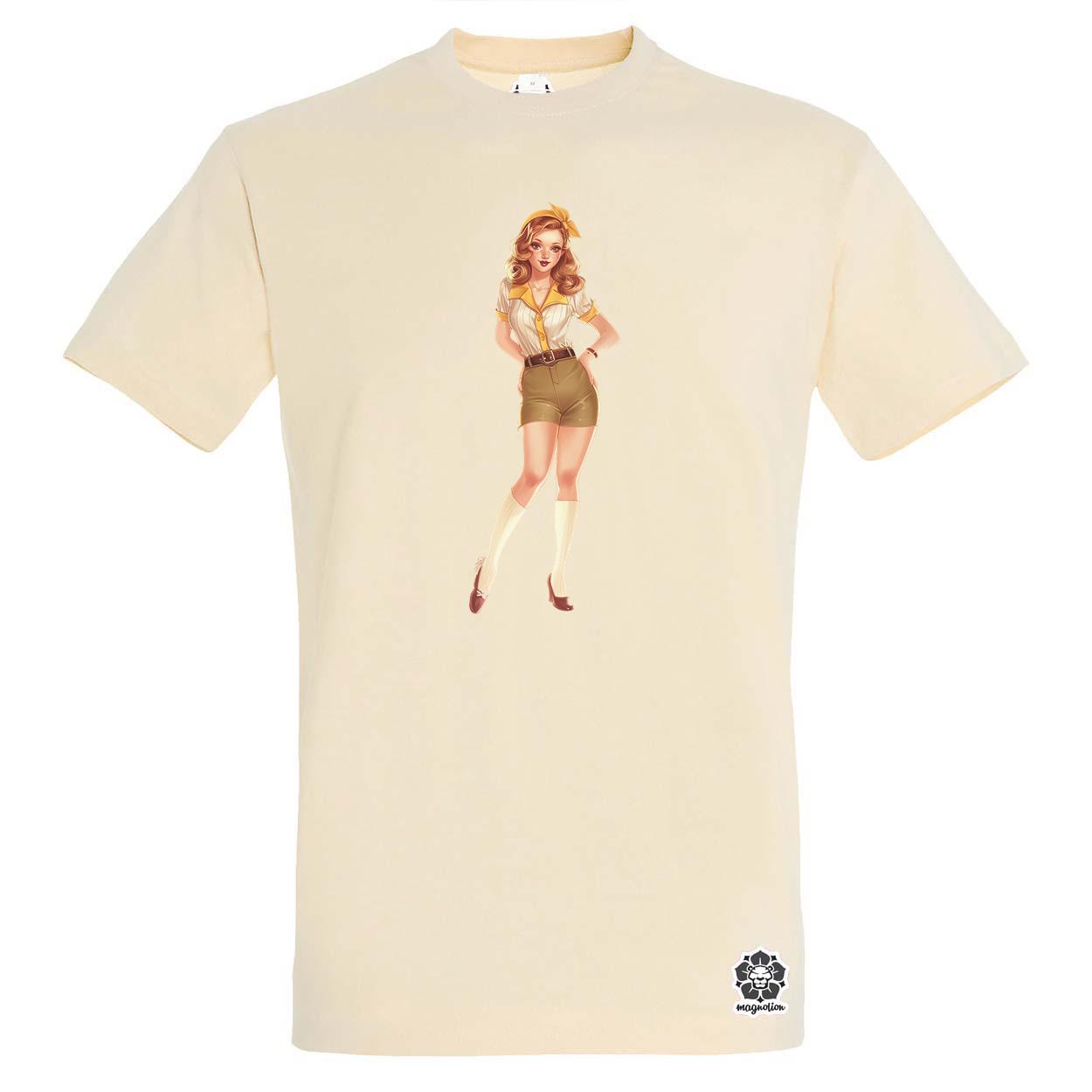 Pin-up girl v22 egyedi póló 