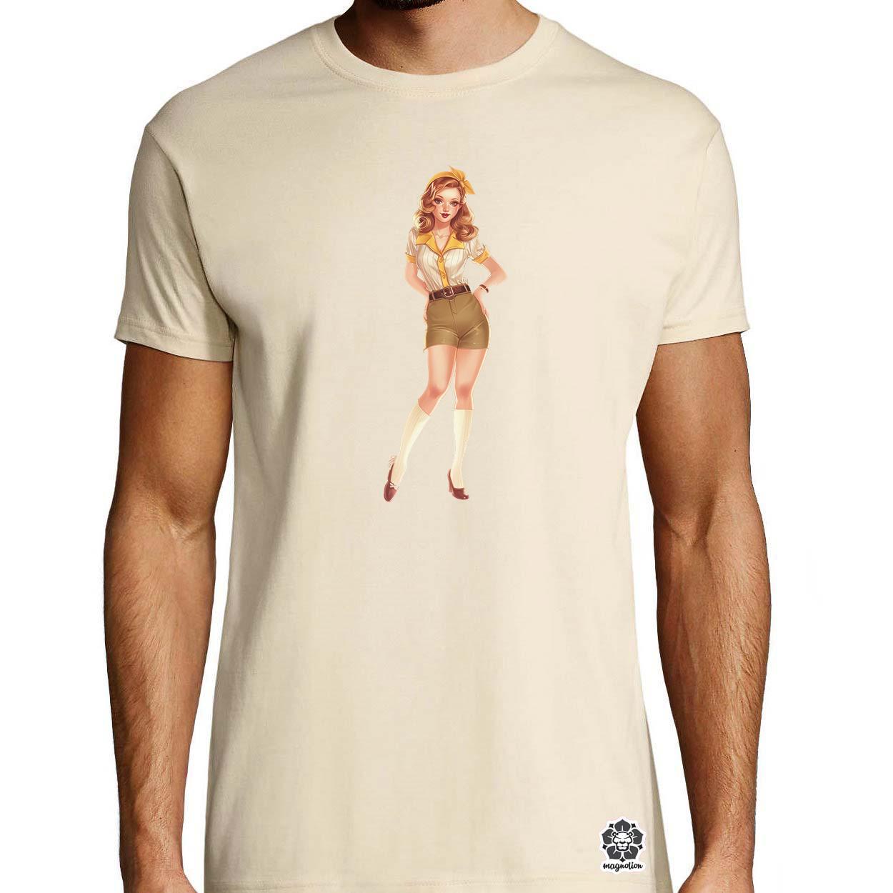 Pin-up girl v22 egyedi póló 