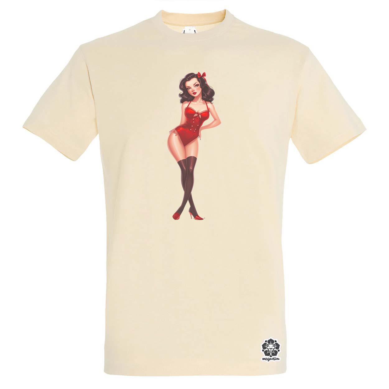 Pin-up girl v3 egyedi póló 