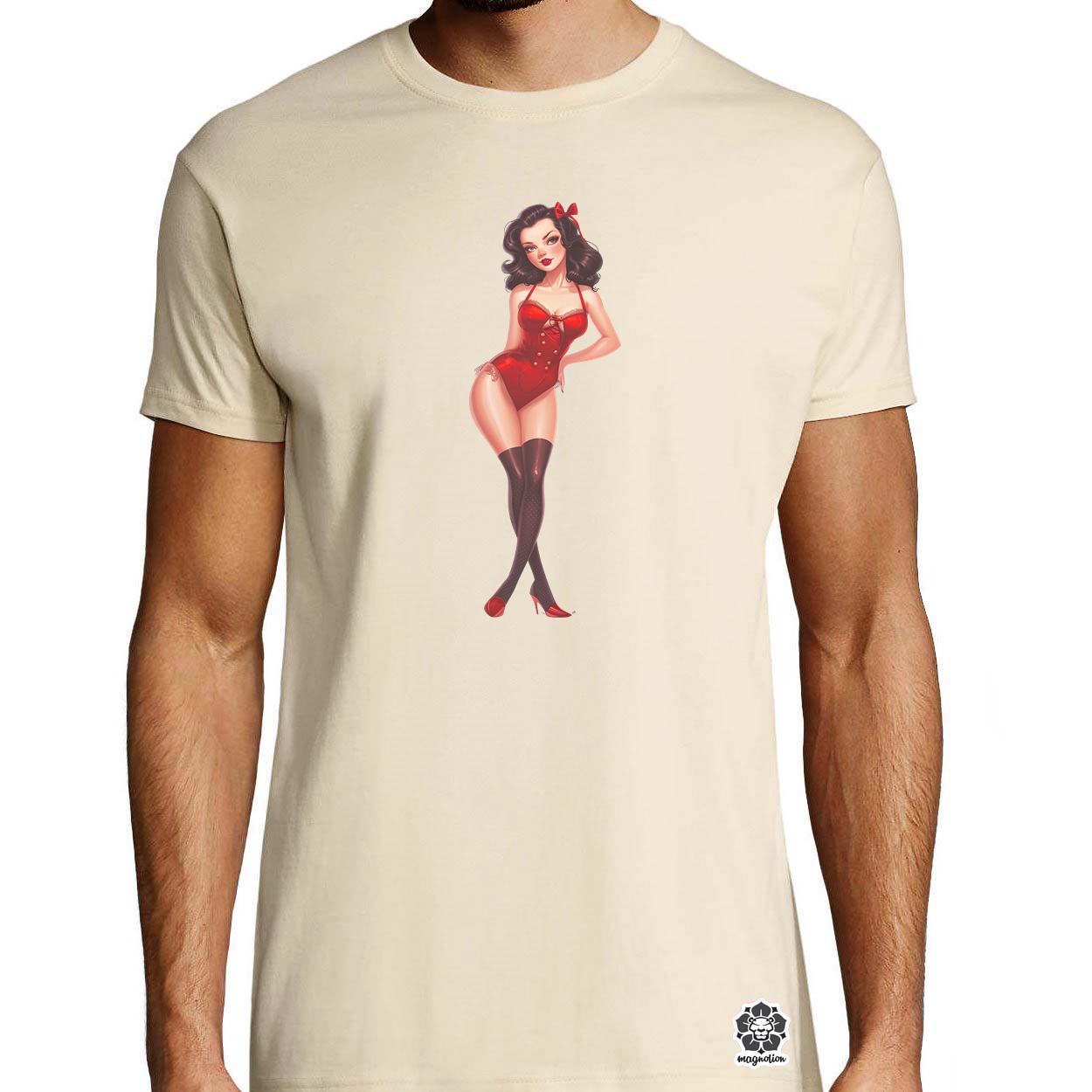 Pin-up girl v3 egyedi póló 