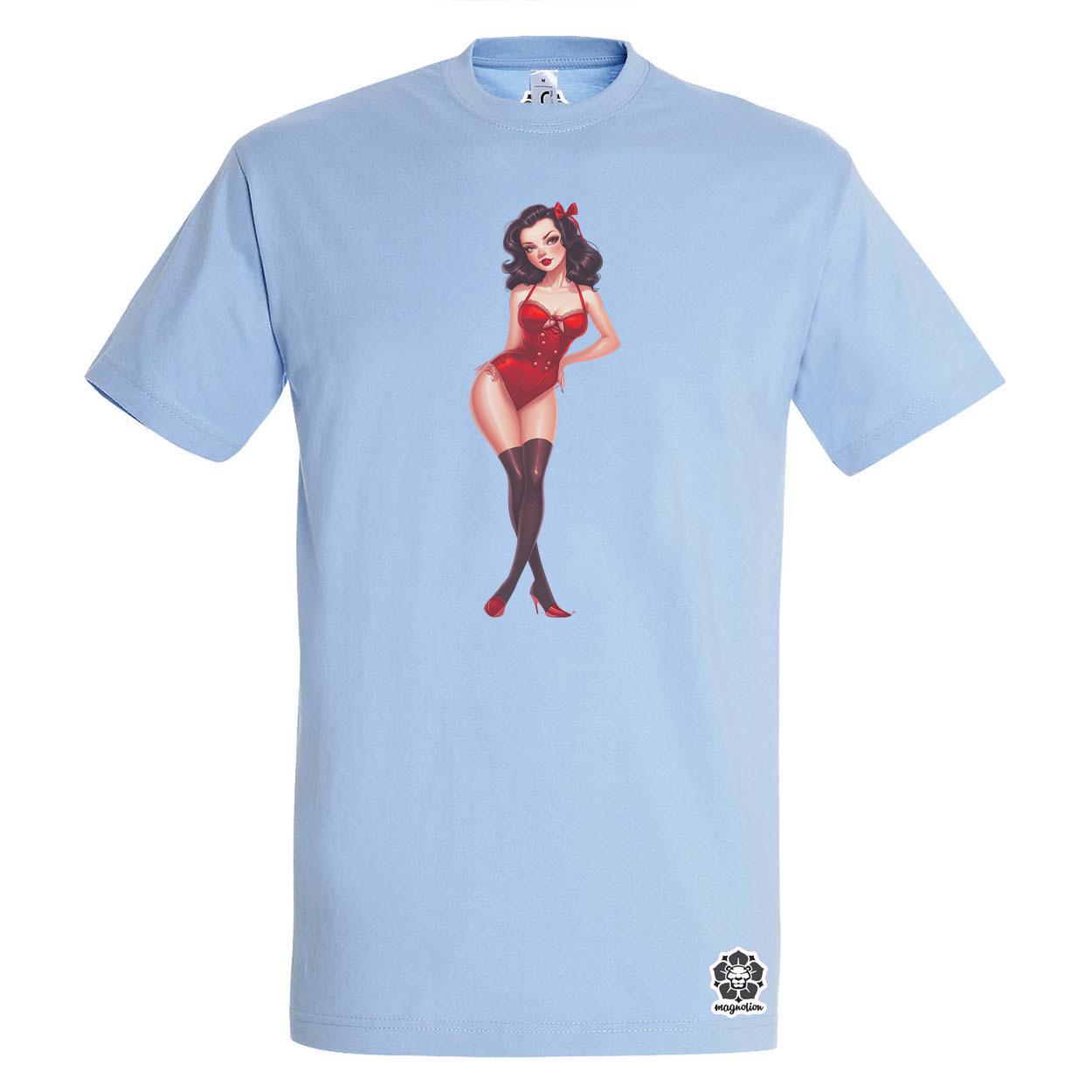Pin-up girl v3 egyedi póló 